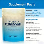 Hydrogen Water Tablets