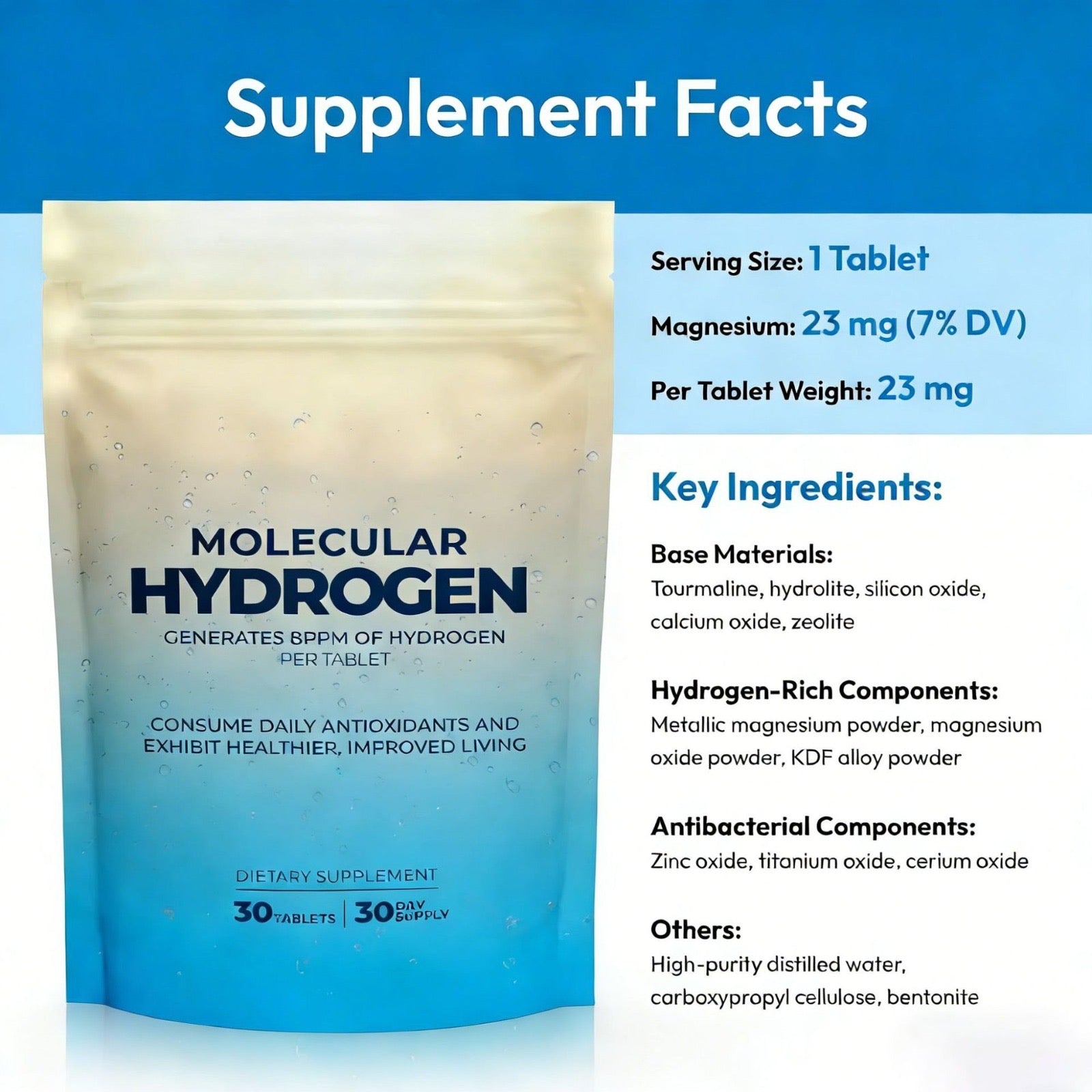 Hydrogen Water Tablets